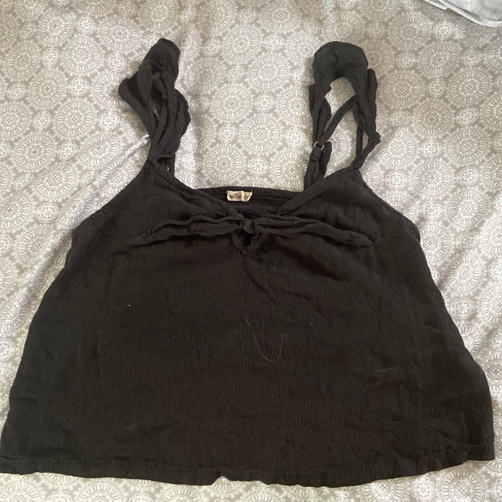 Black Hollister tank top. Size Small